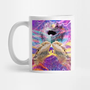 EDM Trippy Bearded Dragon Lizard Rave Mug